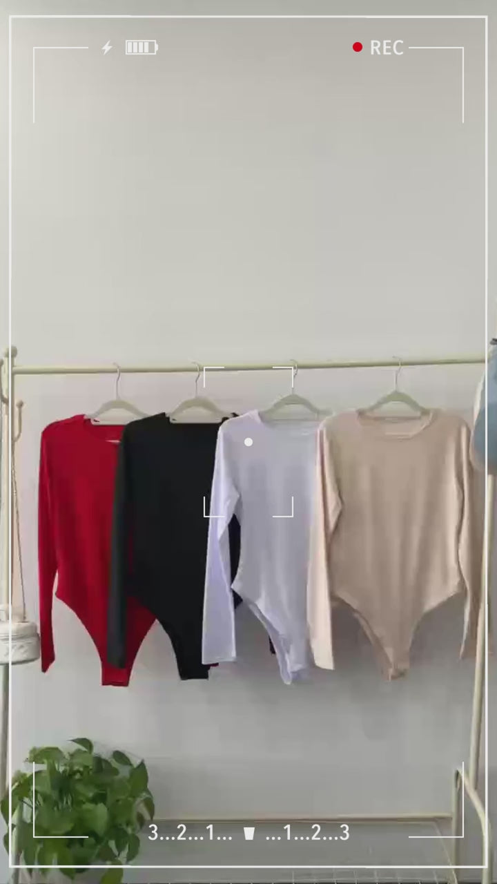 Body Résille Manches Longues Femme